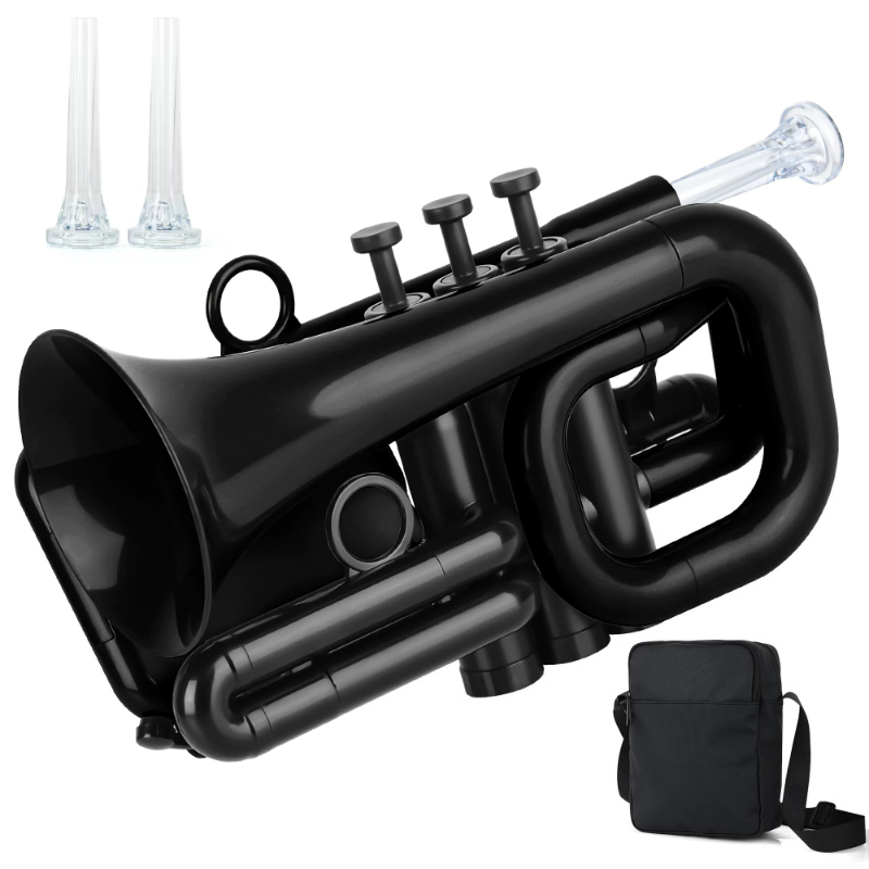Musical Instrument Piccolo - Plastikowa trąbka B-flat dla dzieci, przenośna