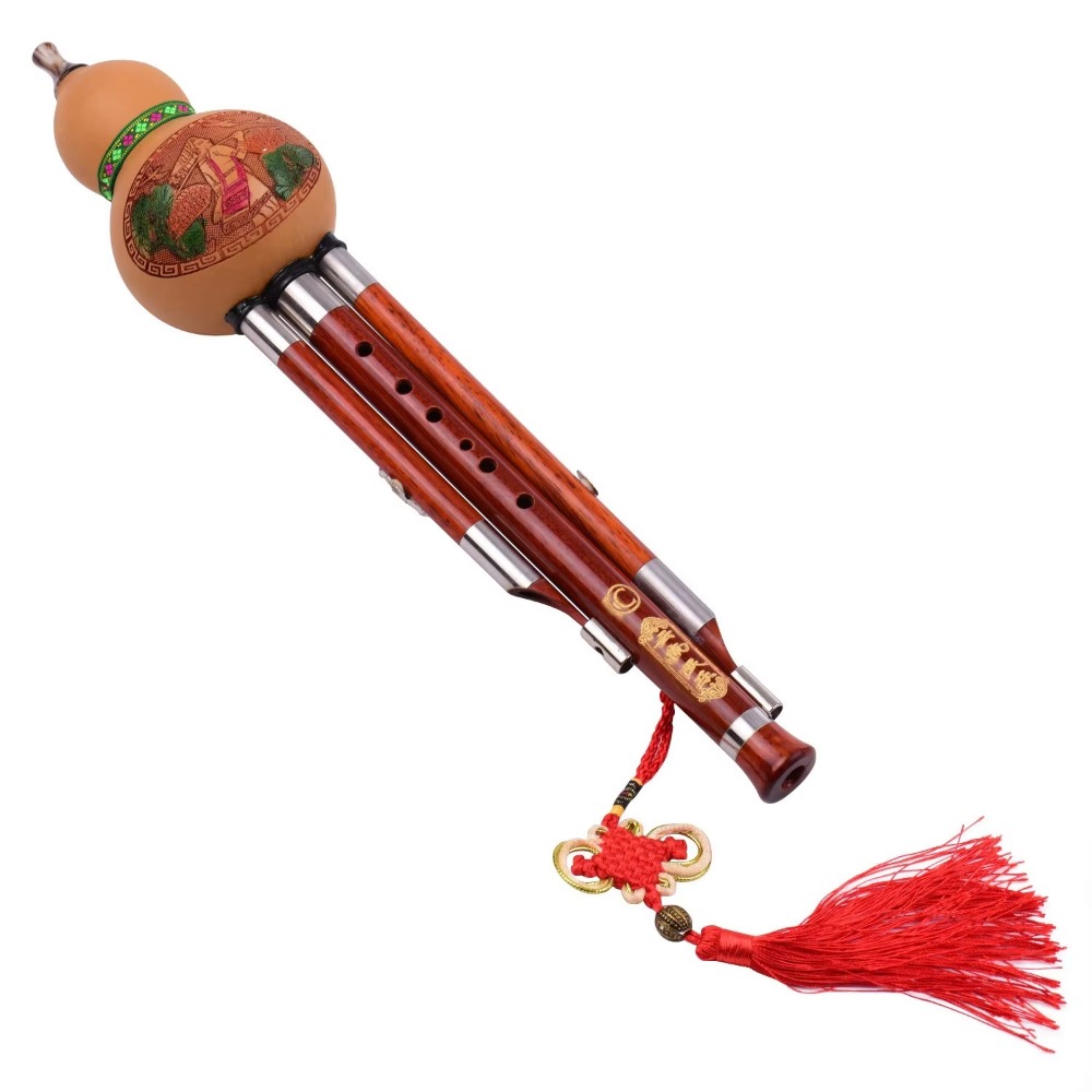 Musical Instrument Flute - Trójtonowa fletka hulusi w stroju C,