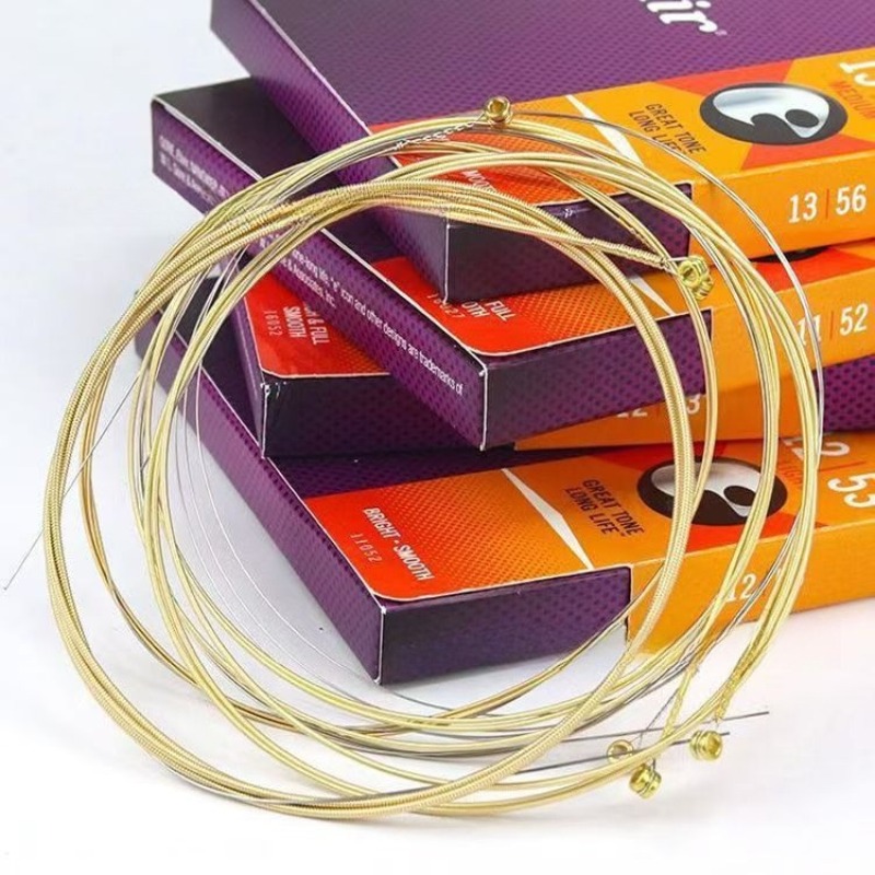 Musical Instrument With Strings - Struny do gitary akustycznej powlekane, z