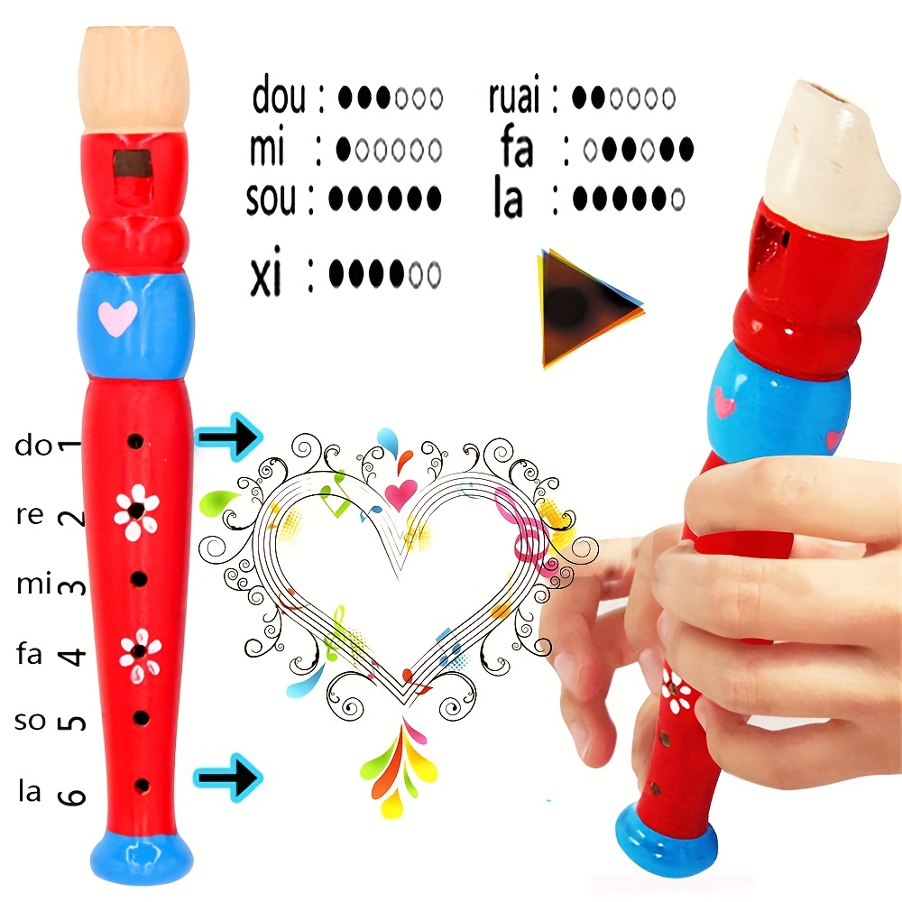 1 szt. Drewniany Flet 6-otworo – Musical Instrument Piccolo recenzja i cena