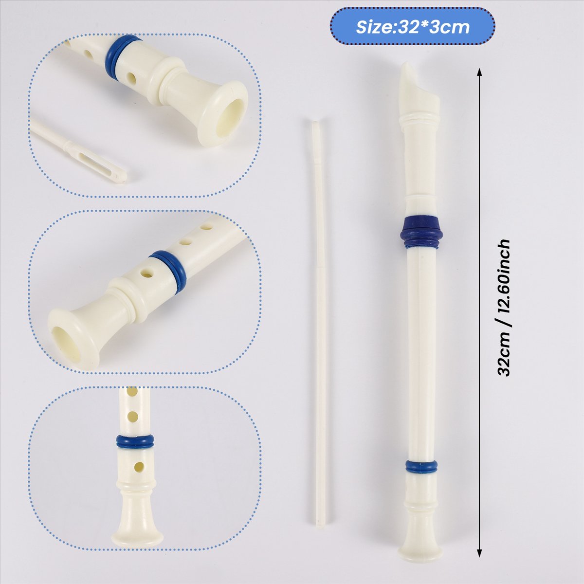 Flet prosty sopranowy ABST, 6  – Musical Instrument Flute recenzja i cena