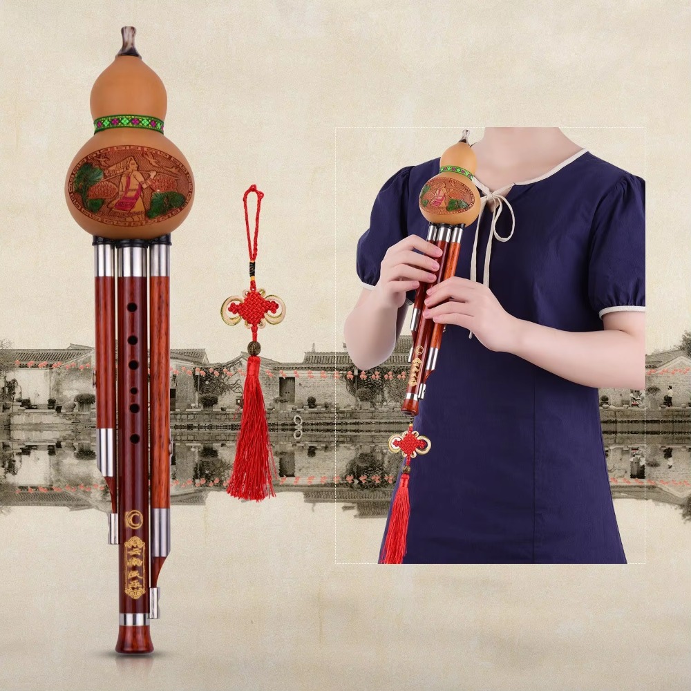 Trójtonowa fletka hulusi w str – Musical Instrument Flute recenzja i cena