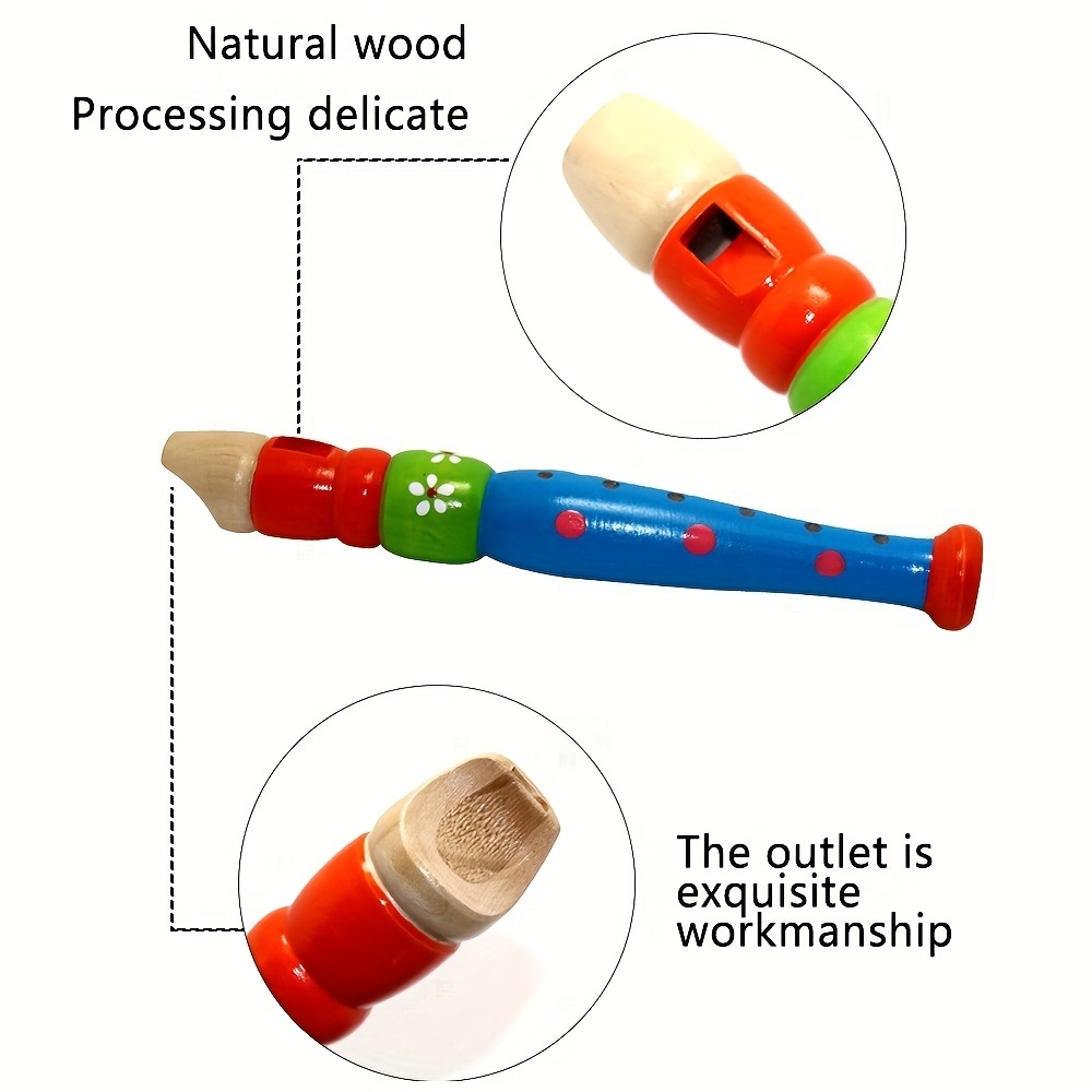 1 szt. Drewniana Fletka 6-otwo – Musical Instrument Piccolo recenzja i cena